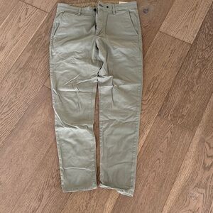 rag & bone pale green Slim Chinos